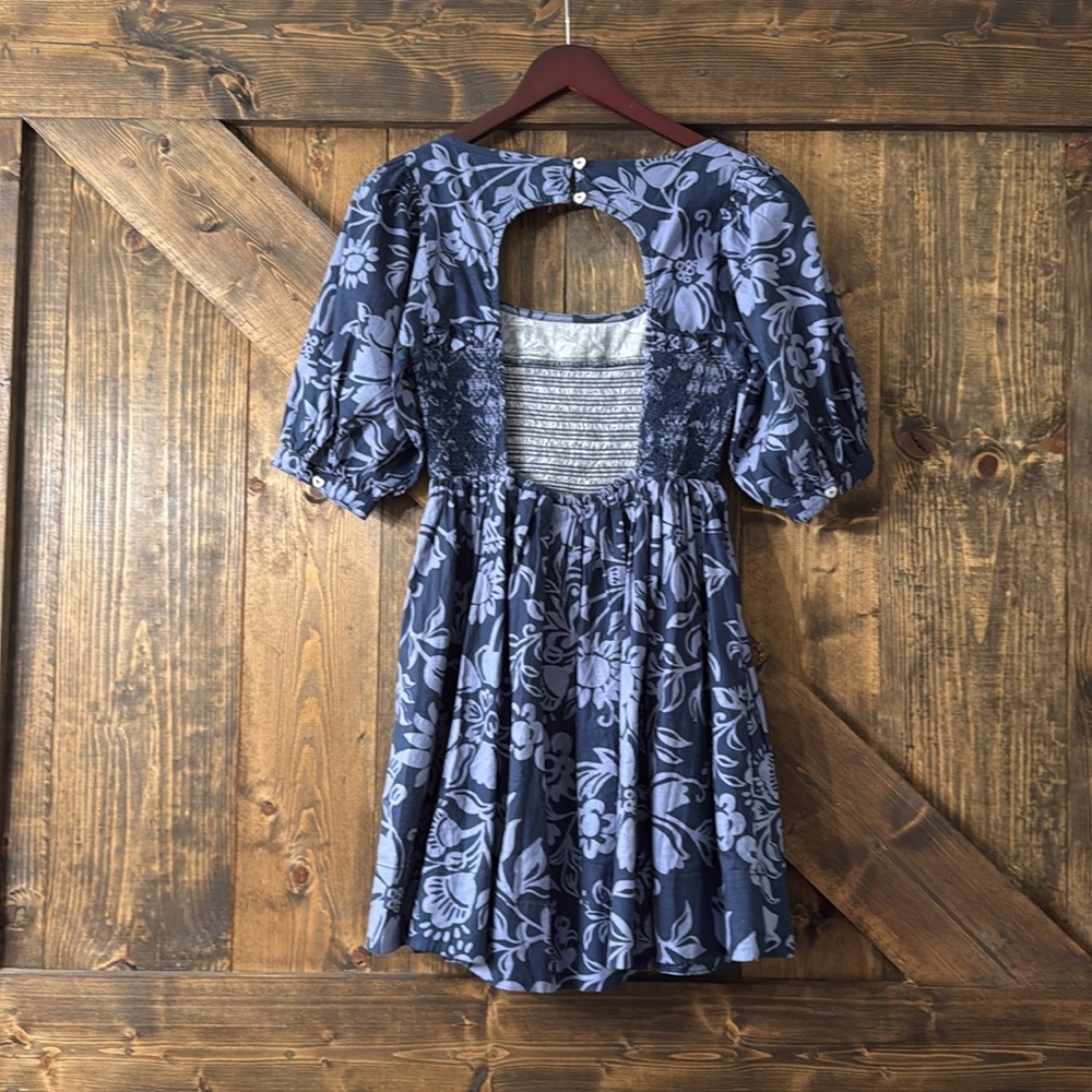 FREE PEOPLE Dear Delilah Floral Puff Dress - Picture 6 of 9